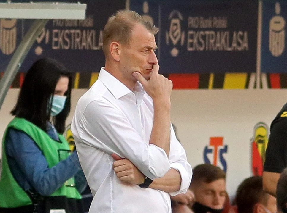 Trener Jagiellonii Białystok Bogdan Zając Trener Jagiellonii Białystok Bogdan Zając