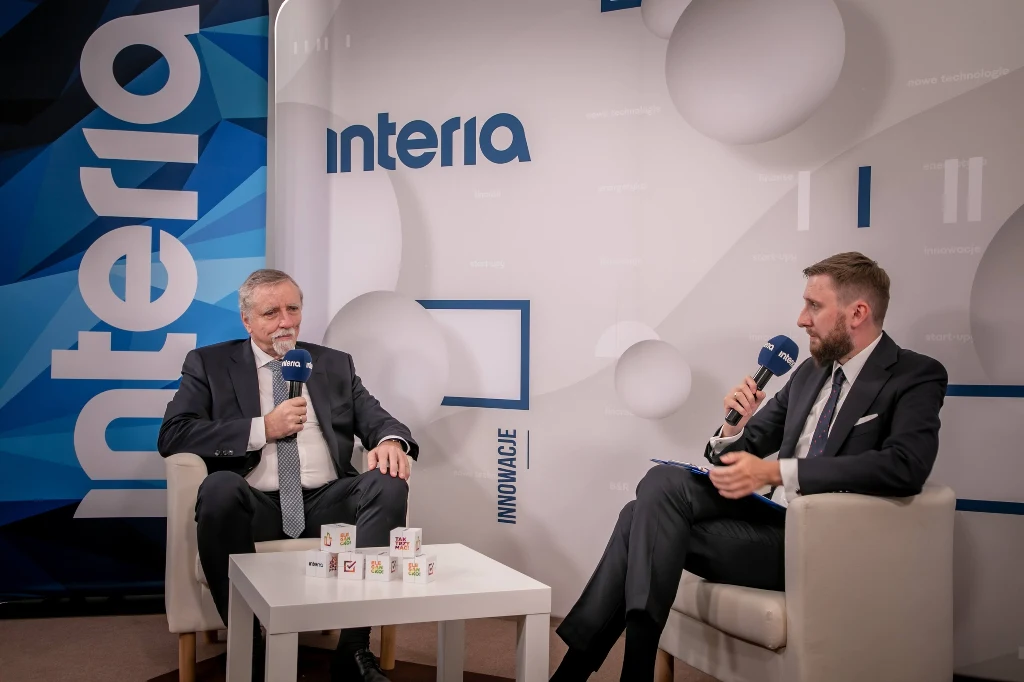 Wojciech Kamieniecki, dyrektor Narodowego Centrum Badań i Rozwoju w studiu Interii