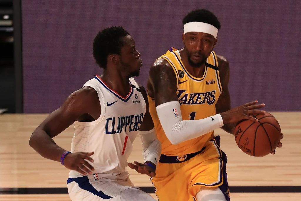 Reggie Jackson (z lewej) z LA Clippers Reggie Jackson (z lewej) z LA Clippers