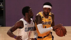 Reggie Jackson (z lewej) z LA Clippers