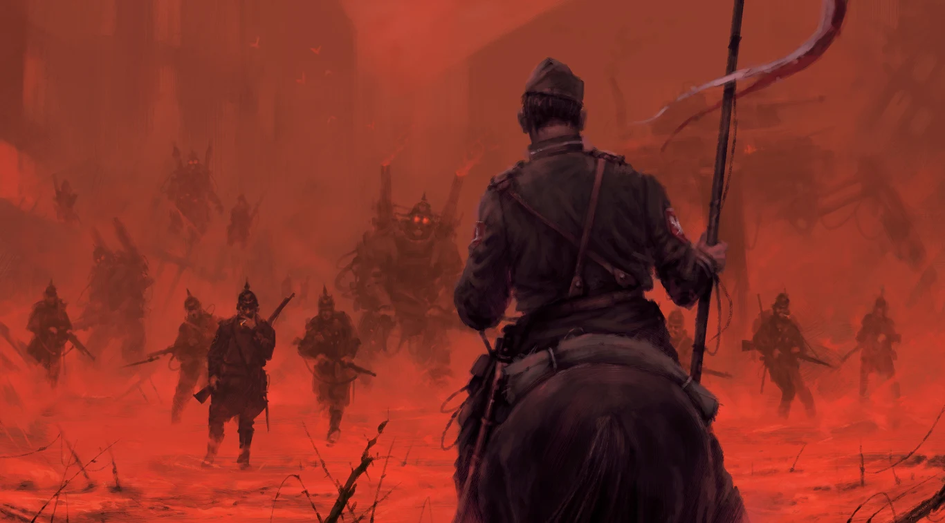 - Ostatnio tak właśnie do współpracy nad swoim najnowszym projektem, namówił mnie Gareth Edwards (reżyser "Godzilli" z 2014 r. i filmu "Łotr 1. Gwiezdne wojny – historie" - red.), z którym miałem okazję pogadać trochę przy piwie i hamburgerze, ale co z tego wyjdzie i czy w ogóle, trudno powiedzieć, branża filmowa i Hollywood, wciąż podnosi się po lockdownie spowodowanym pandemią. - Staram się by moje prace były kojarzone głównie z moimi własnymi projektami i tymi opartymi na światach które tworzę, jak "Iron Harvest", czy "Scythe", a nie projektami w których byłbym jedynie jednym z wielu wynajętych artystów.