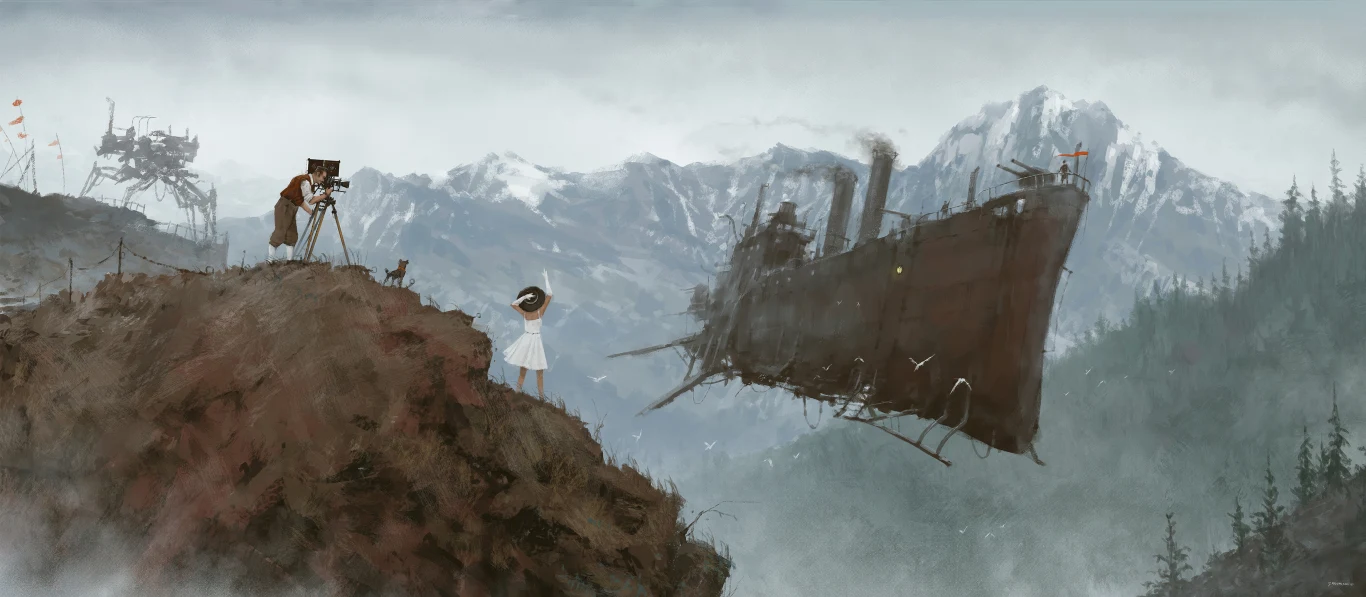 Poza własnymi pracami zaliczyłeś także hollywoodzki epizod związany z tworzeniem grafik do widowiska "Kong: Skul Island". Jak pracowało ci się z nieautorskim materiałem? Czy jest szansa, że inni filmowcy również skorzystają z twojego talentu? - Tak, to było na początku 2015 roku. Pracowałem przy pre-produkcji i wyznaczeniu kierunku artystycznego do Kong: Skull Island. Stało się to głównie za sprawą reżysera Jordan Vogt Robertsa, który osobiście poprosił bym dołączył do produkcji i który okazał się być fanem mojej twórczości. Co było wtedy dla mnie ogromnym szokiem! - Dzisiaj jesteśmy dobrymi przyjaciółmi i zawsze, kiedy mnie tylko poprosi, pomagam mu w pracy nad jego projektami i różnymi przedsięwzięciami. Jakiś czas temu, gdy odwiedzałem Jordana w Los Angeles namówił mnie do wykonania kilku ilustracji na potrzeby ekranizacji filmowej gry Metal Gear Solid, za którą ma być odpowiedzialny. Generalnie odrzucam wszystkie propozycje, a był czas, że było ich bardzo dużo, z zewnątrz, chyba, że znam kogoś osobiście i się dobrze dogadujemy lub przyjaźnimy. 