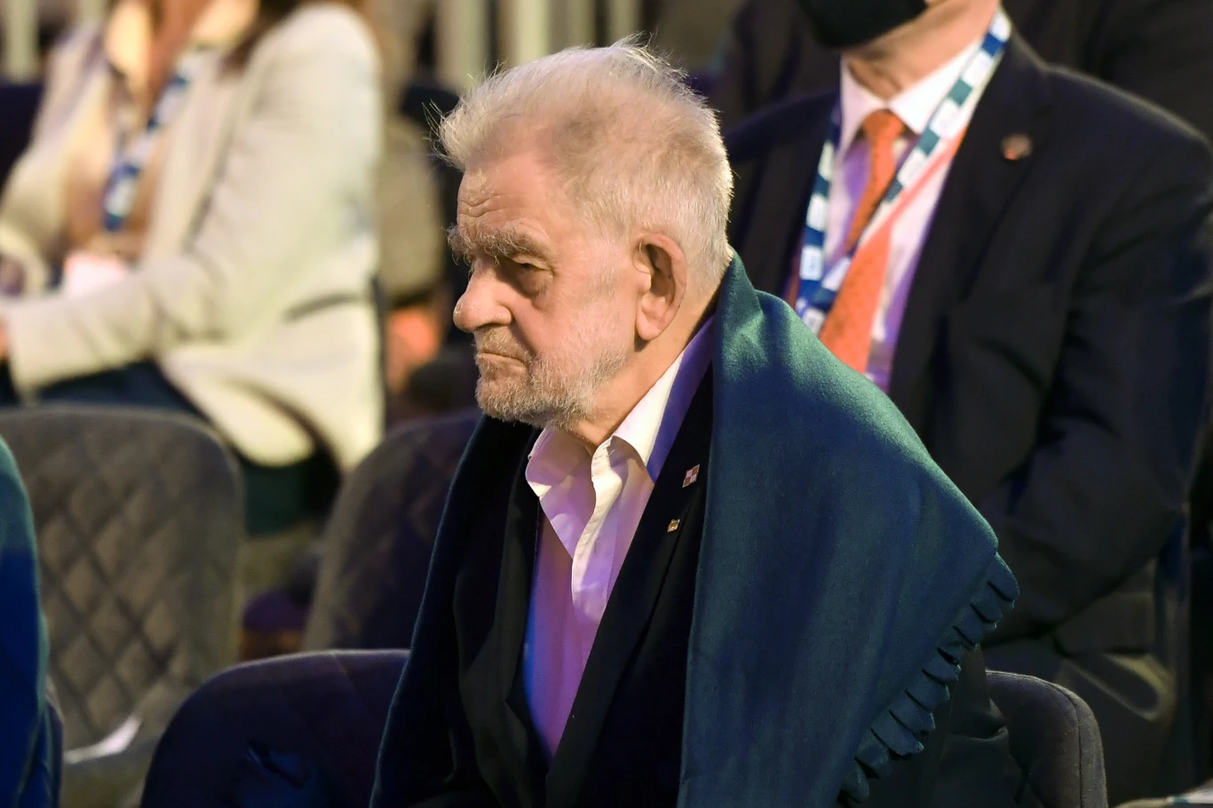 Wśród gości znaleźli się m.in. działacz "Solidarności' Andrzej Gwiazda oraz minister kultury Piotr Gliński. 