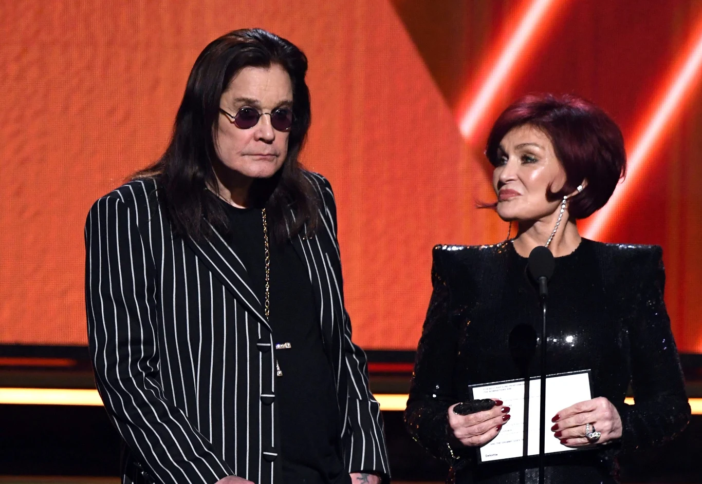 Ozzy Osbourne i Sharon Osbourne na początku 2020 roku
