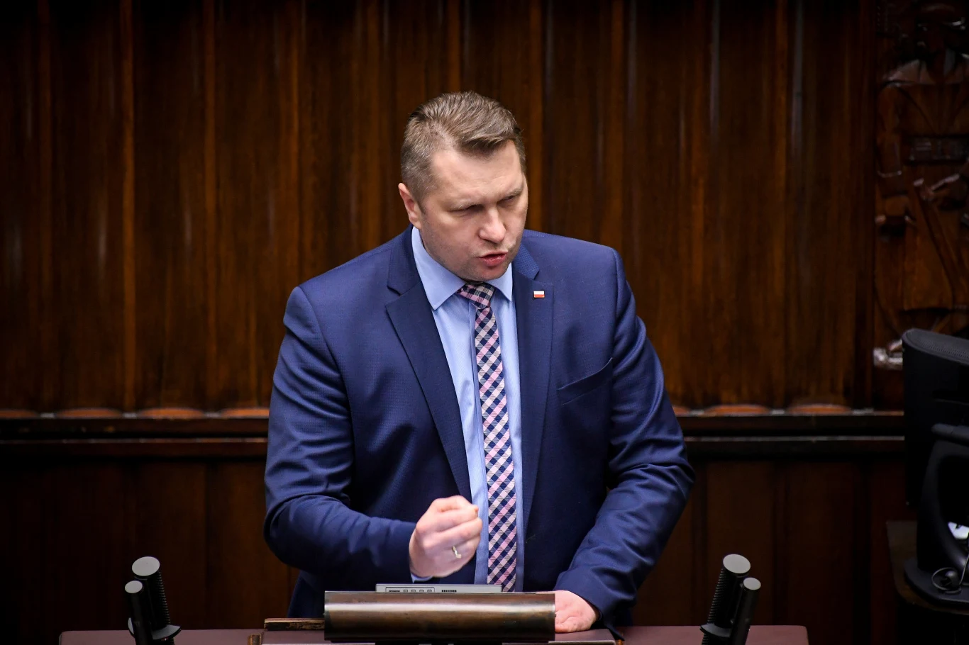 Minister edukacji i nauki Przemysław Czarnek