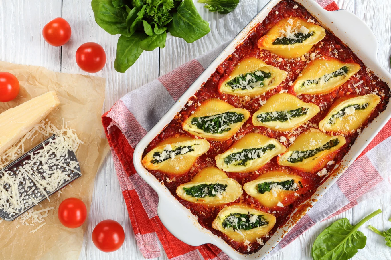 Zaskakująco pyszne zapiekane muszle z ricottą