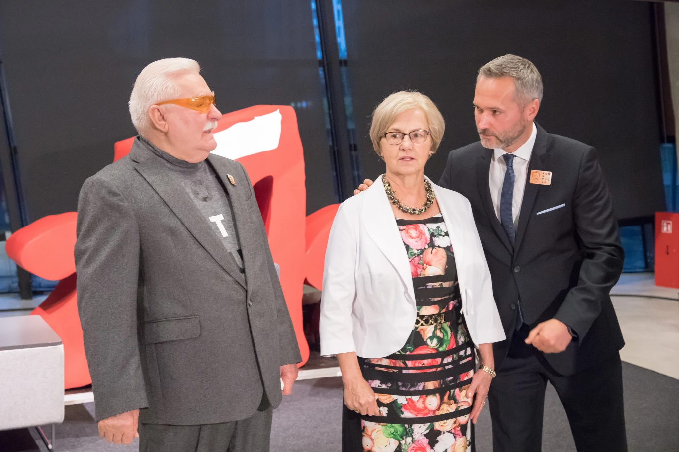 Lech Wałęsa, Danuta Wałęsa, Jarosław Wałęsa Lech Wałęsa, Danuta Wałęsa, Jarosław Wałęsa