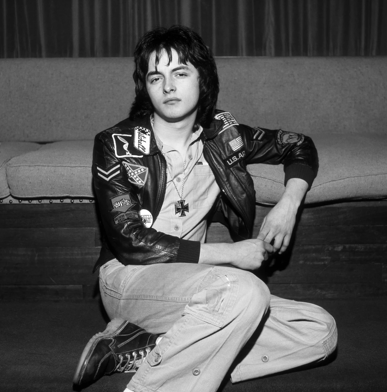 Ian Mitchell (Bay City Rollers) w 1976 r. Ian Mitchell (Bay City Rollers) w 1976 r.