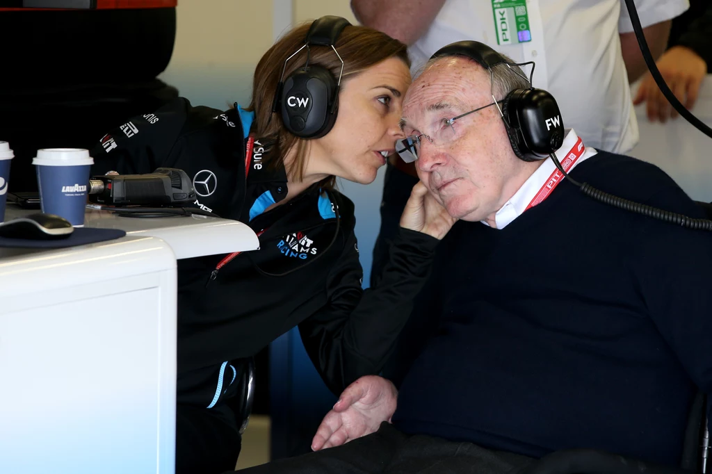Claire Williams i jej ojciec Frank, założyciel zespołu