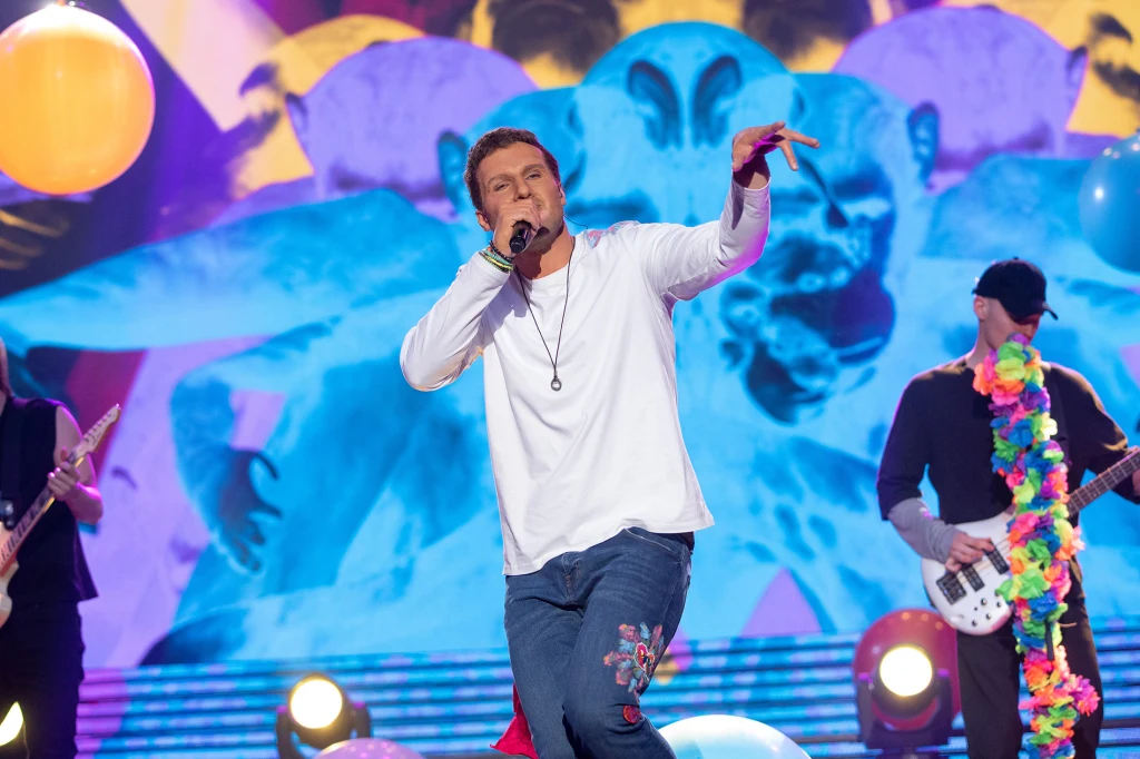 Karol Dziuba jako Ricky Martin, Fot. M. Zawada Karol Dziuba jako Ricky Martin, Fot. M. Zawada