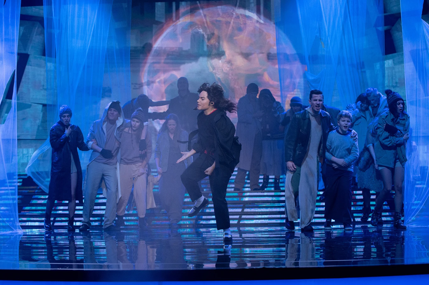 Marta Gałuszewska jako Michael Jackson