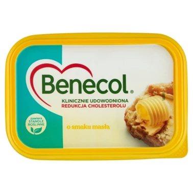 Benecol Tłuszcz do smarowania z dodatkiem stanoli roślinnych o smaku masła 225 g - 0