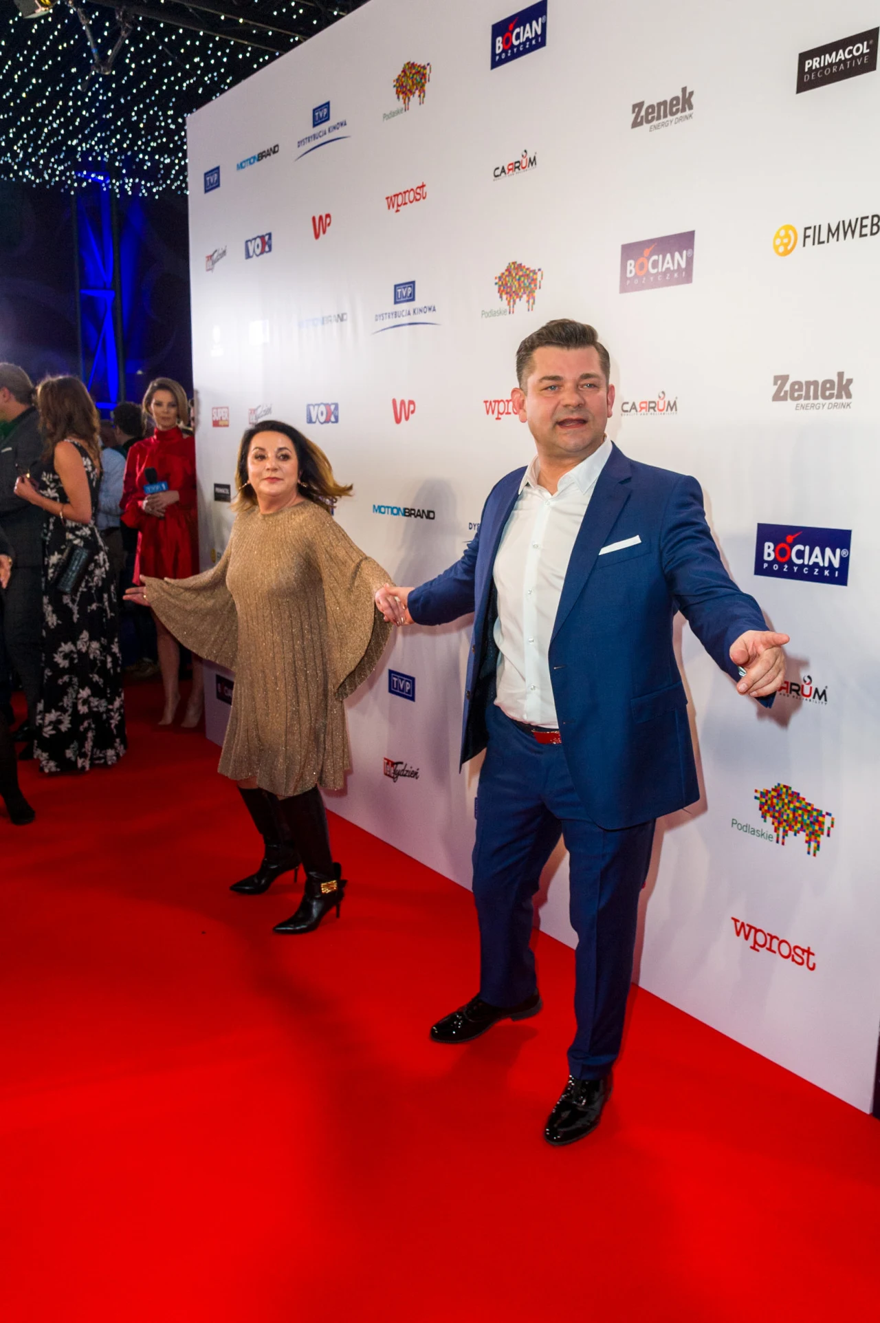 Zenek Martyniuk, Danuta Martyniuk na ściance Zenek Martyniuk, Danuta Martyniuk na ściance