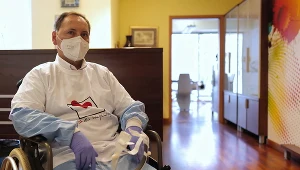 Pacjent, którego płuca zostały uszkodzone przez COVID-19