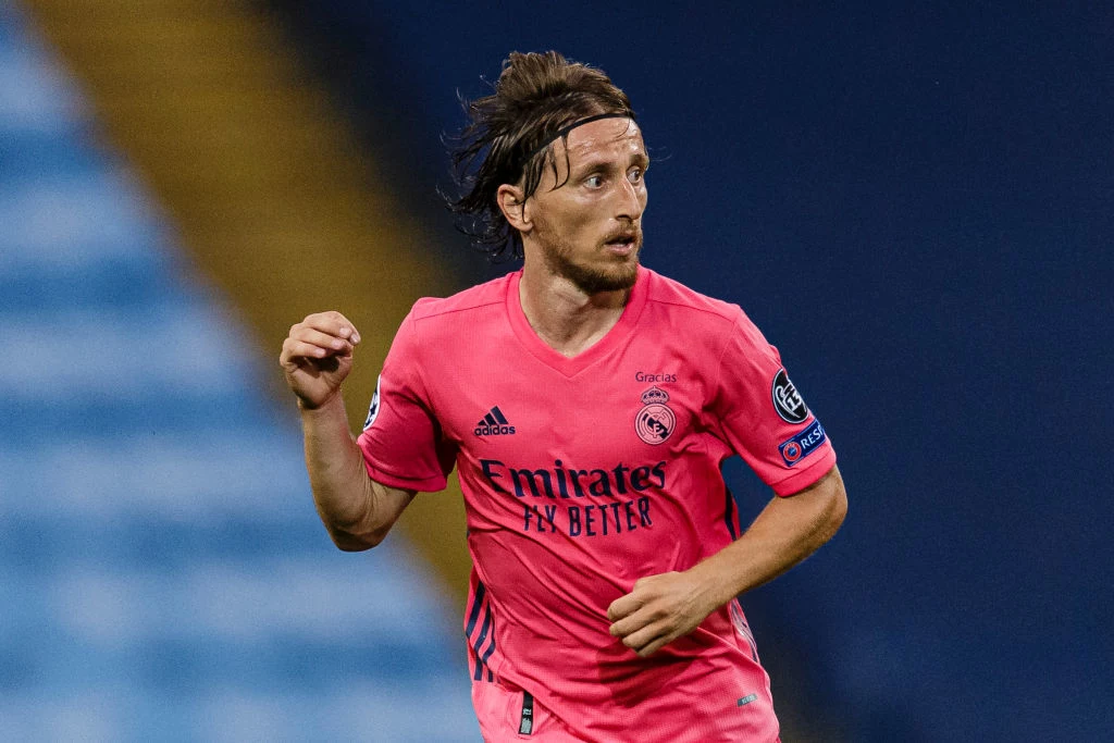 Luka Modrić podczas rozygrywek UEFA Champions League 