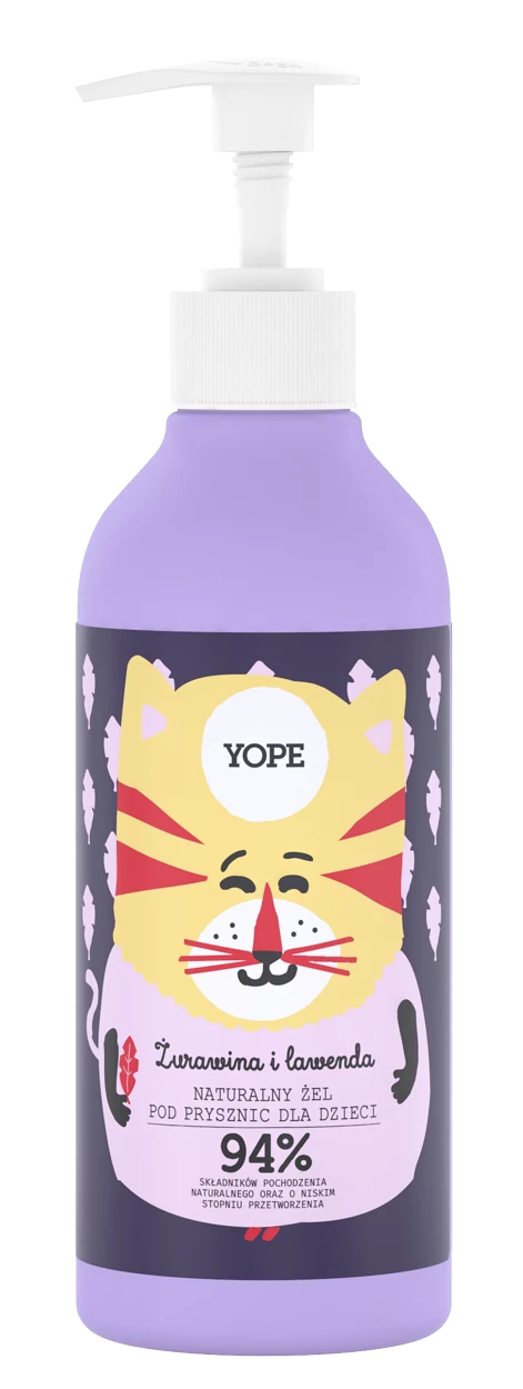 Naturalny żel pod prysznic dla dzieci YOPE 