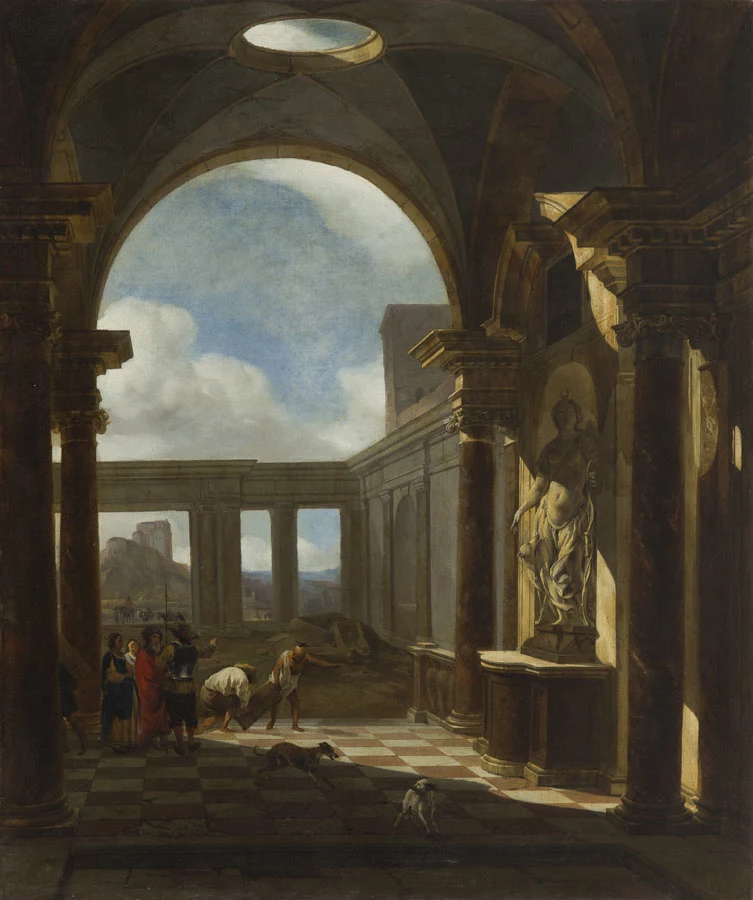 Jan Baptist Weenix, Fantazja architektoniczna, po 1647 roku 