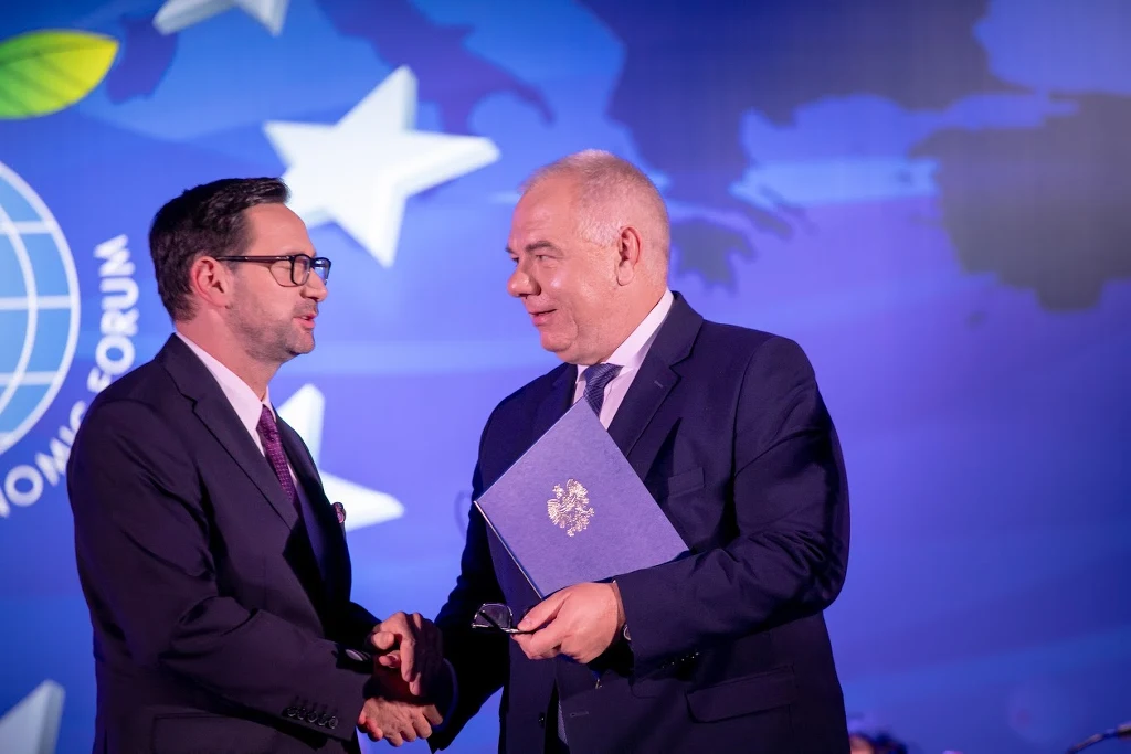 Daniel Obajtek i Jacek Sasin