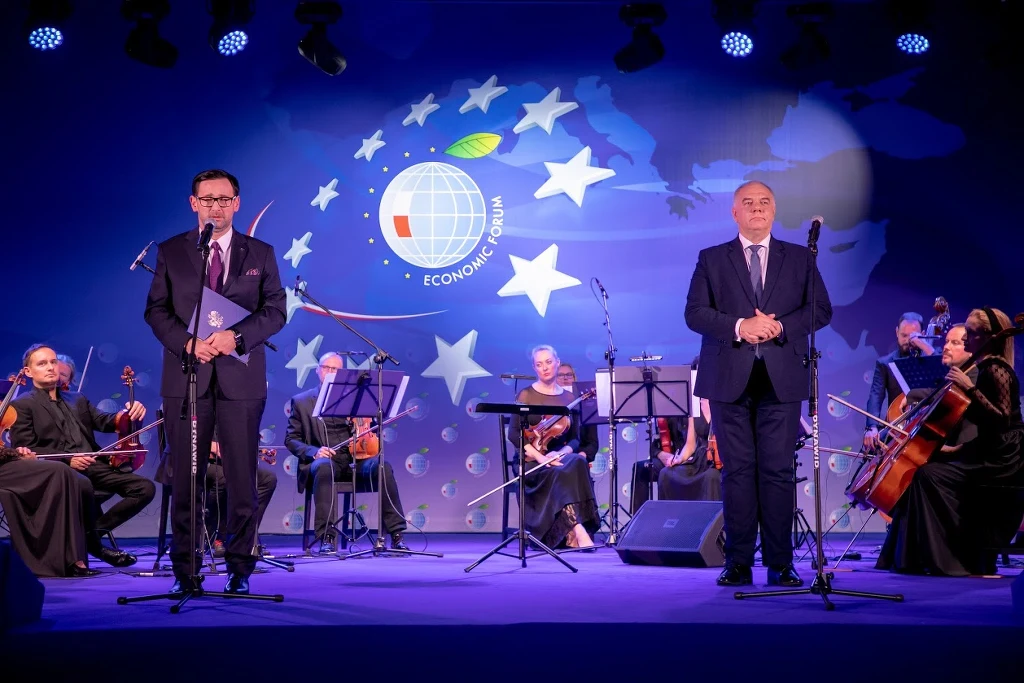 Daniel Obajtek i Jacek Sasin