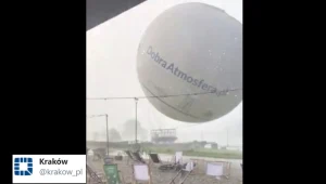 ​Kraków: Dochodzenie w sprawie zniszczenia balonu widokowego umorzono