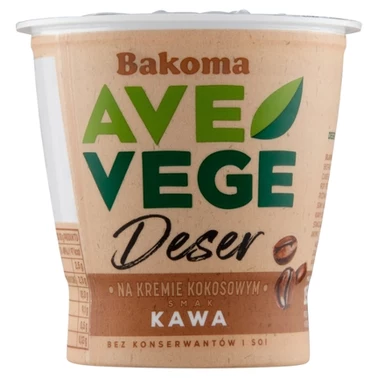 Bakoma Ave Vege Deser na kremie kokosowym smak kawa 150 g  - 5