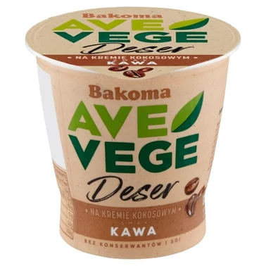 Bakoma Ave Vege Deser na kremie kokosowym smak kawa 150 g  - 4