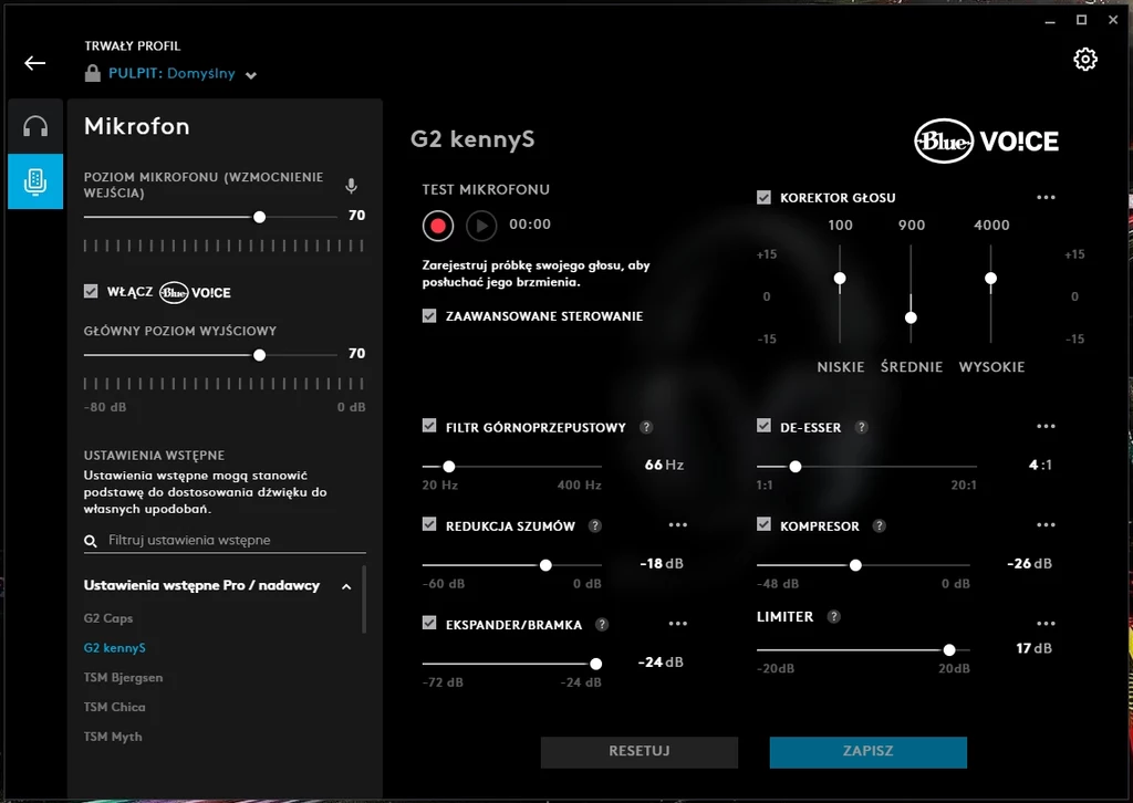 Logitech G Pro X Wireless 