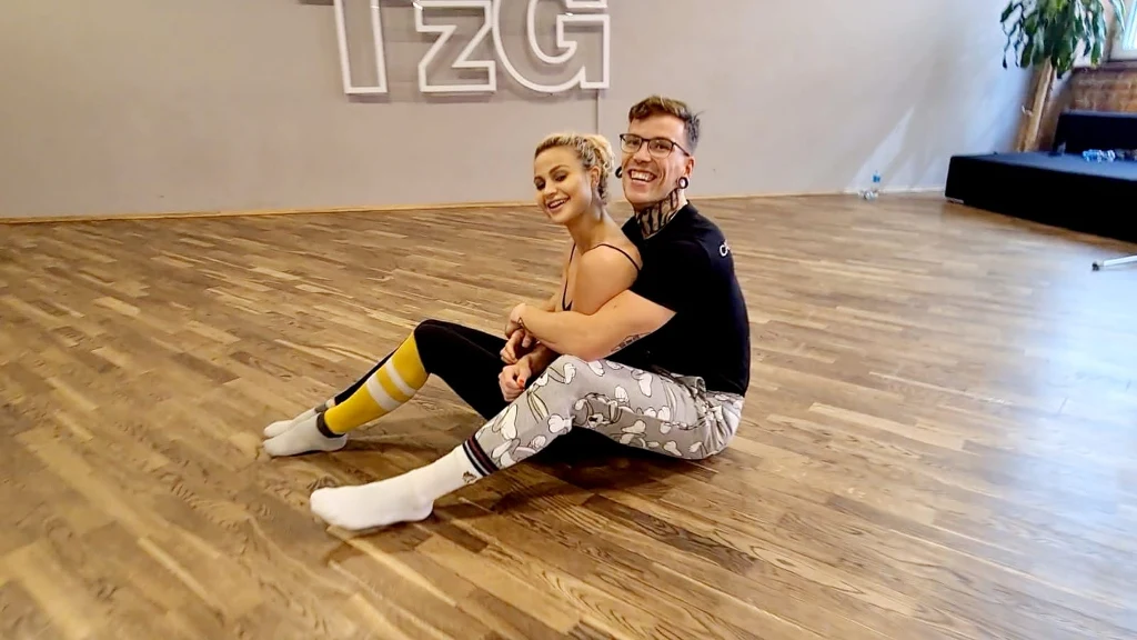 Sylwester Wilk i Hanna Żudziewicz podczas treningu Sylwester Wilk i Hanna Żudziewicz podczas treningu