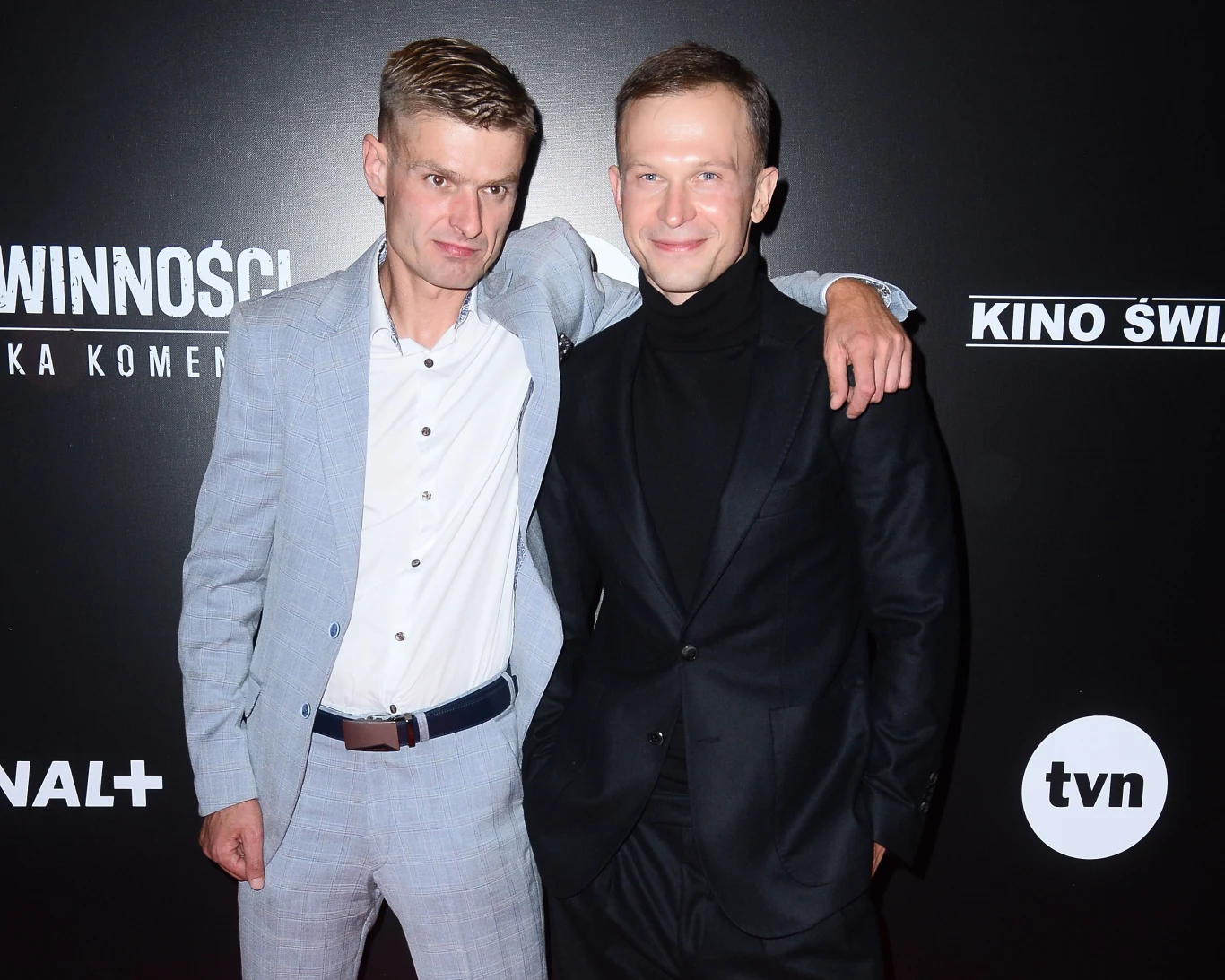 Tomasz Komenda i Piotr Trojan na premierze Tomasz Komenda i Piotr Trojan na premierze