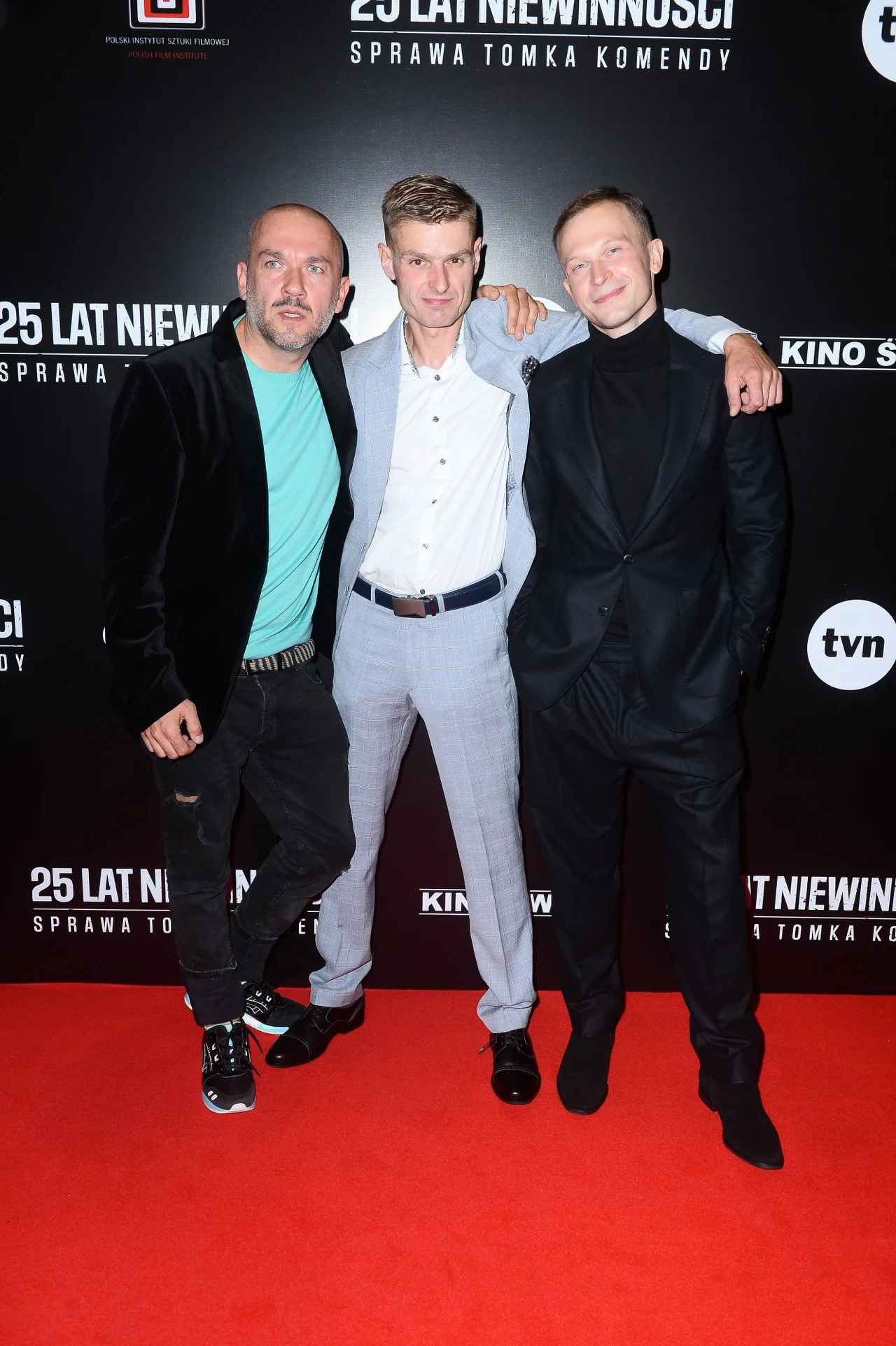 Vienio, Tomasz Komenda i Piotr Trojan na premierze filmu "25 lat niewinności" Vienio, Tomasz Komenda i Piotr Trojan na premierze filmu "25 lat niewinności"
