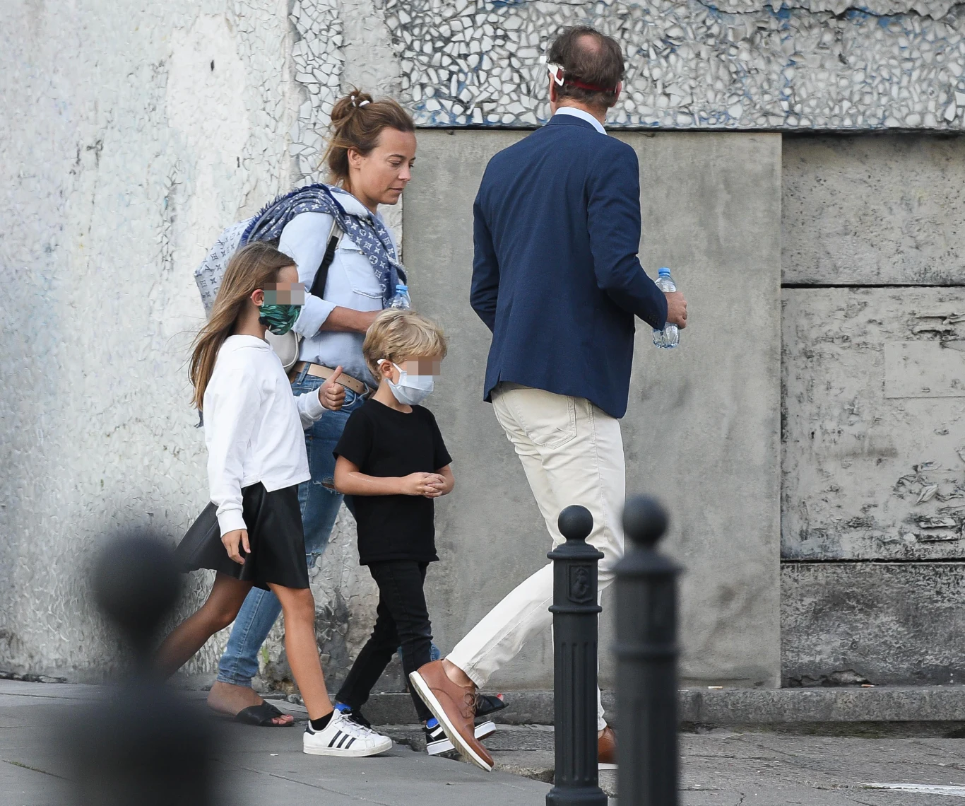 Anna Mucha z partnerem i dziećmi