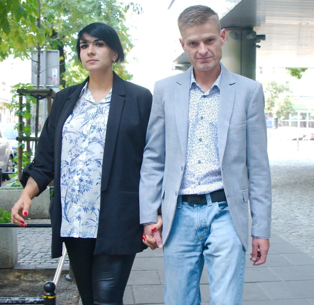 Tomasz Komenda z ukochaną Tomasz Komenda z ukochaną