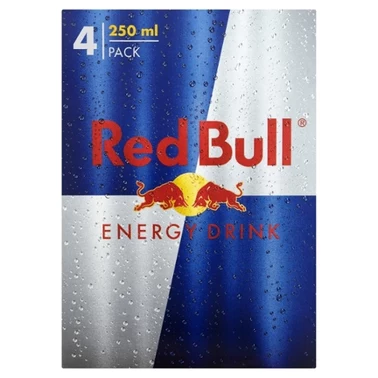 Red Bull Napój energetyczny 4 x 250 ml - 0