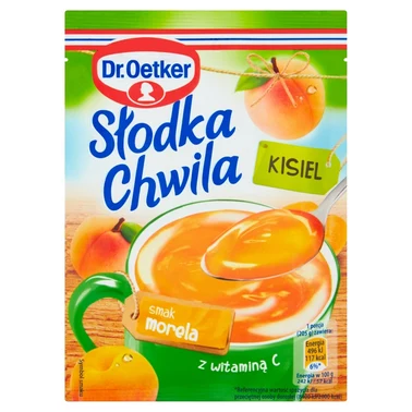 Dr. Oetker Słodka Chwila Kisiel smak morela 30 g - 2