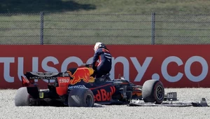 Max Verstappen szybko zakończył rywalizację na torze w Mugello