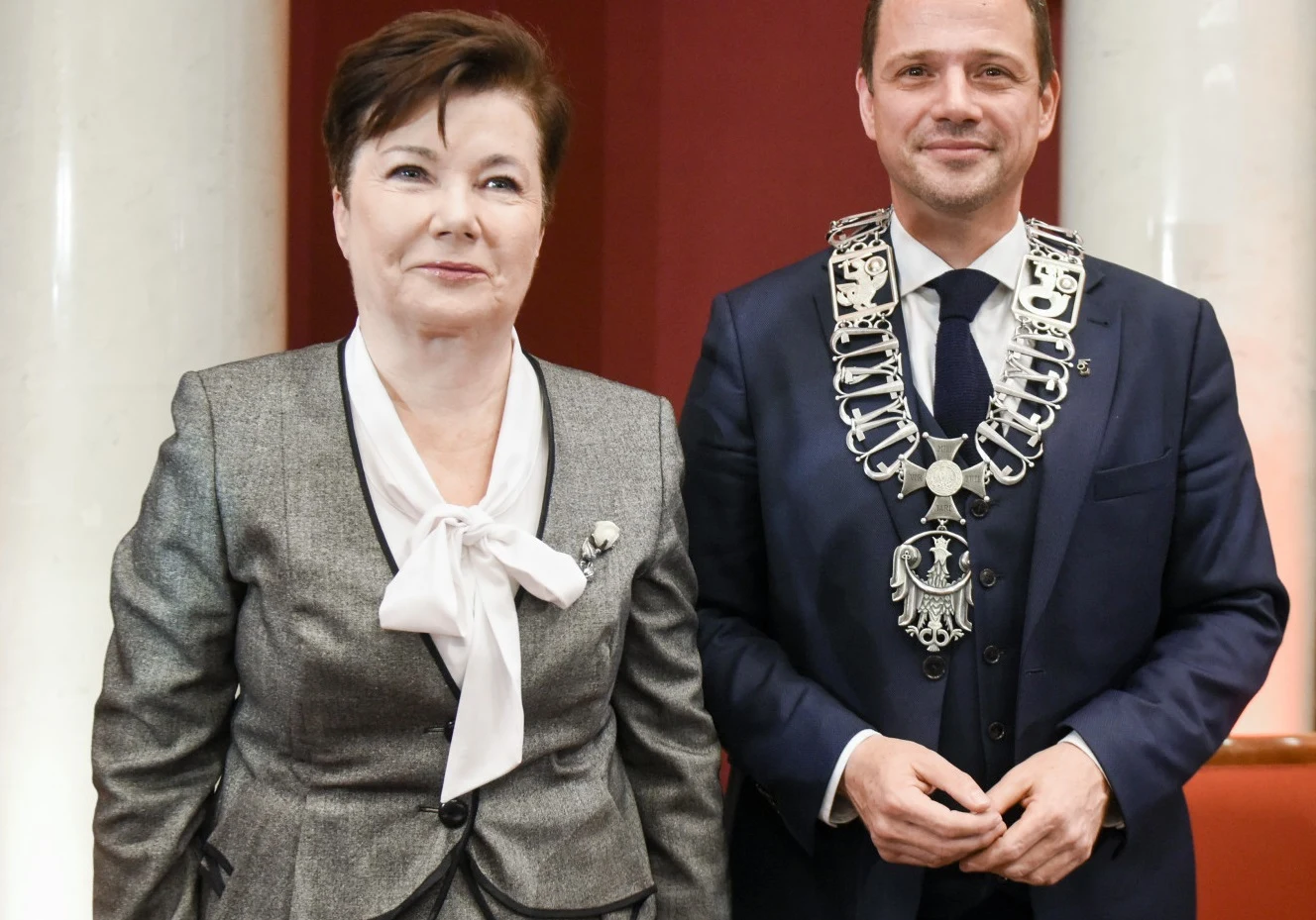 Hanna Gronkiewicz-Waltz i Rafał Trzaskowski Hanna Gronkiewicz-Waltz i Rafał Trzaskowski