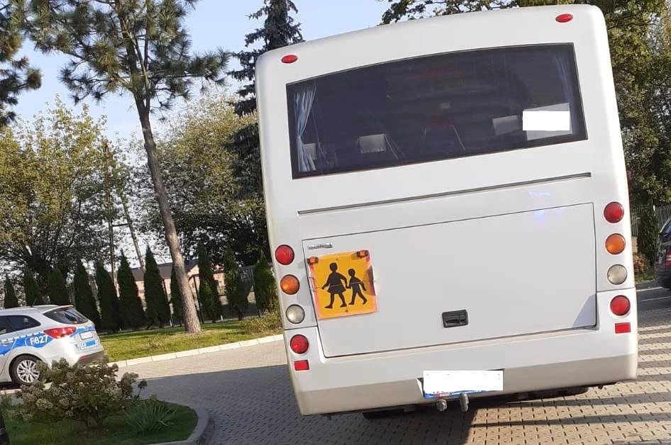 Kierowca autobusu z dziećmi był pijany