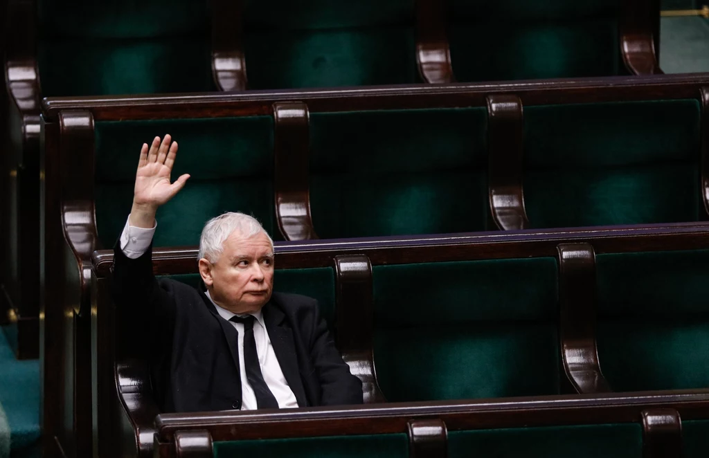 Jarosław Kaczyński w Sejmie Jarosław Kaczyński w Sejmie