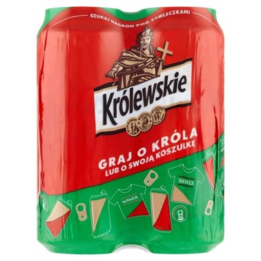 Królewskie Piwo jasne 4 x 500 ml - 0