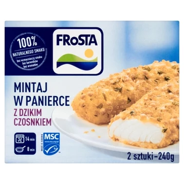 FRoSTA Mintaj w panierce z dzikim czosnkiem 240 g - 6