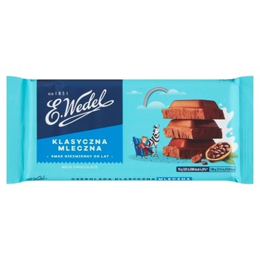 E. Wedel Czekolada mleczna klasyczna 90 g - 1