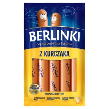 Berlinki Kiełbasa z kurczaka 250 g - 4