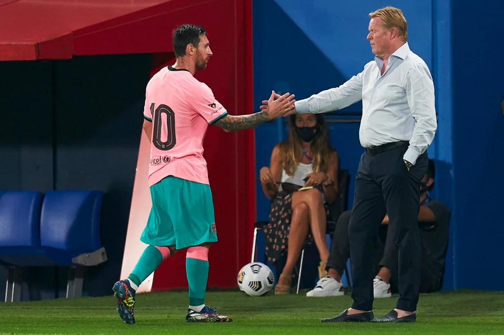 Lionel Messi i Ronald Koeman