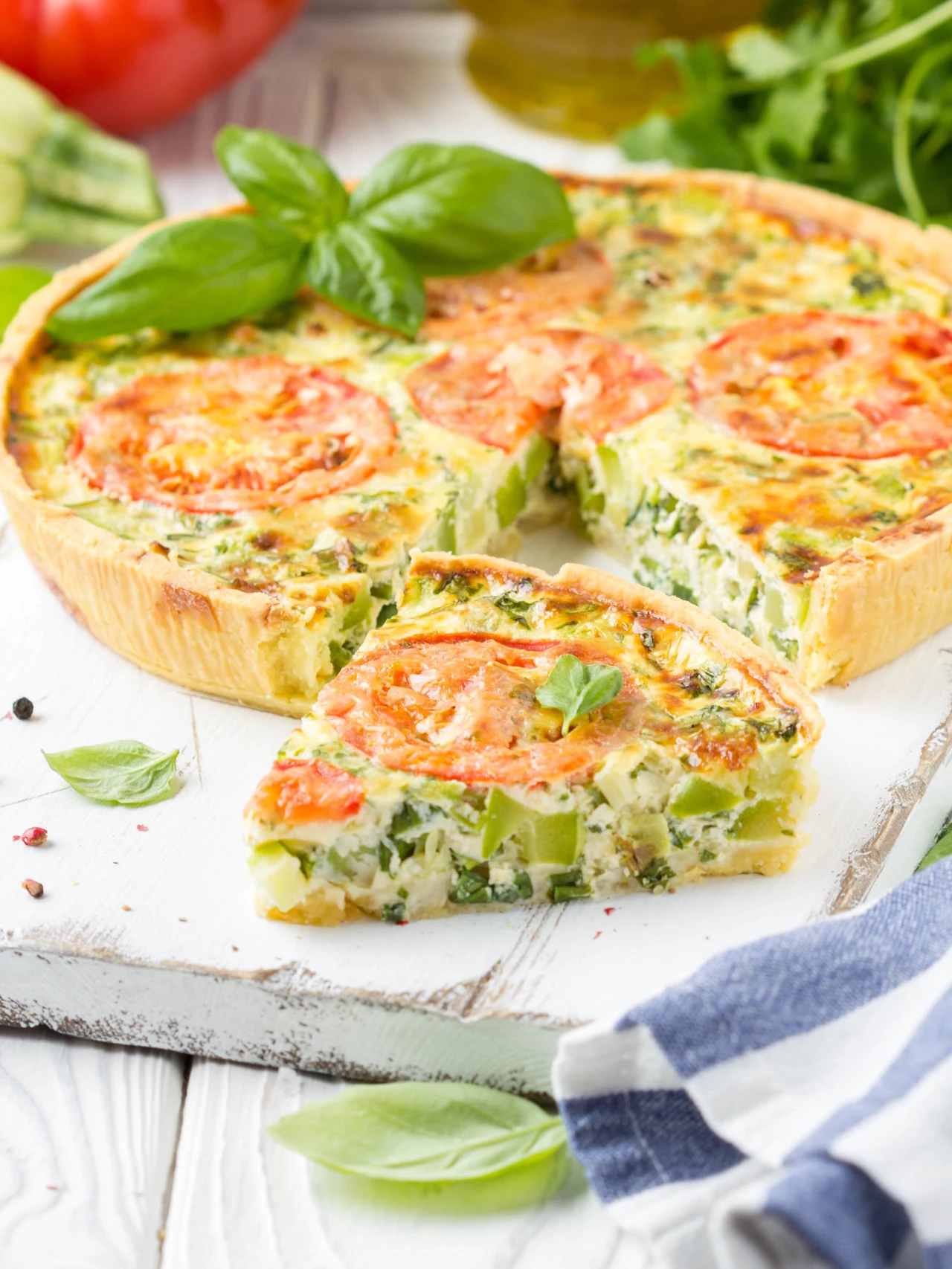 Quiche z pomidorami Quiche z pomidorami