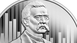 Moneta kolekcjonerska NBP: Wielcy polscy ekonomiści - Stanisław Grabski, 10 zł, detal rewersu