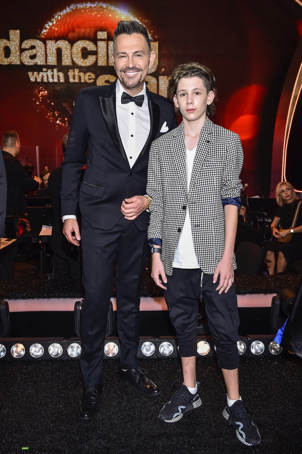 Krzysztof Ibisz z synem Vincentem