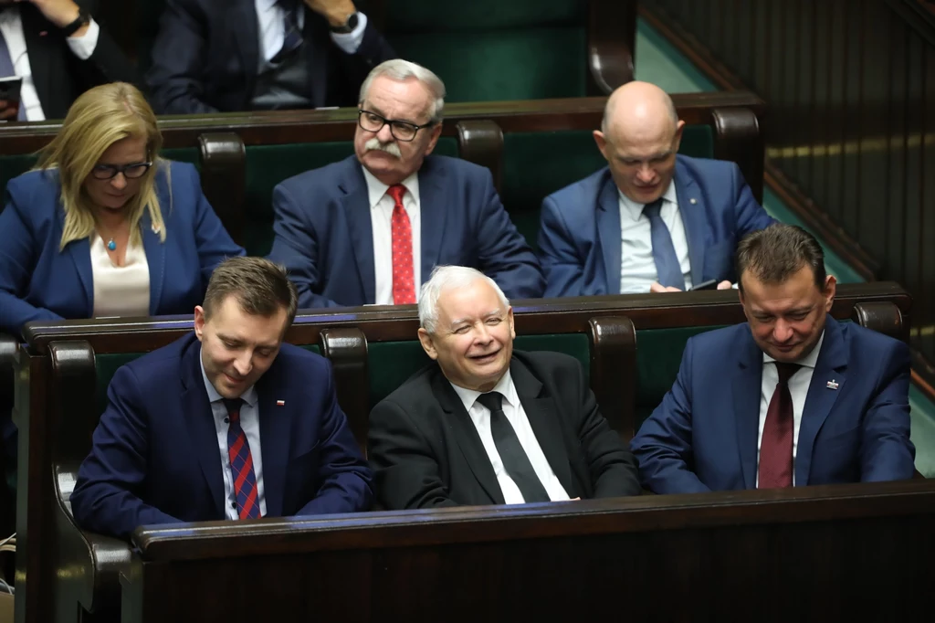 Prezes PiS Jarosław Kaczyński (C-dół) Prezes PiS Jarosław Kaczyński (C-dół)