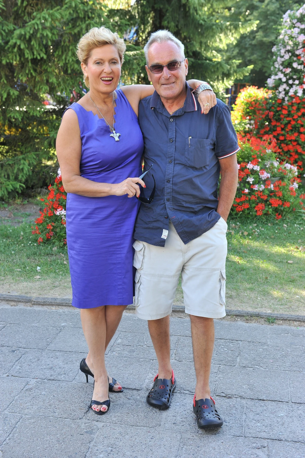 Ewa Kasprzyk z mężem Ewa Kasprzyk z mężem