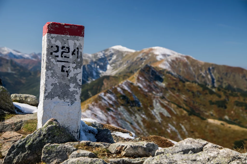 Widok z Kasprowego Wierchu na Czerwone Wierchy