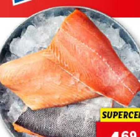 Łosoś Targ rybny Lidla